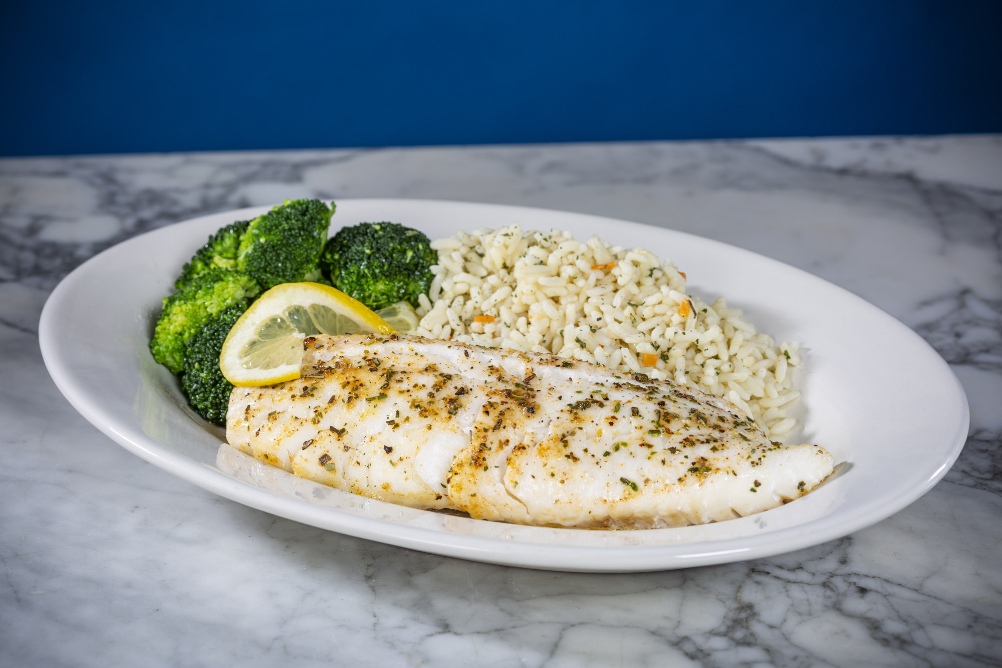 Broiled Haddock